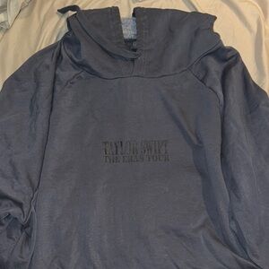 Taylor Swift 4XL The Eras Tour Gray/Blue Hoodie